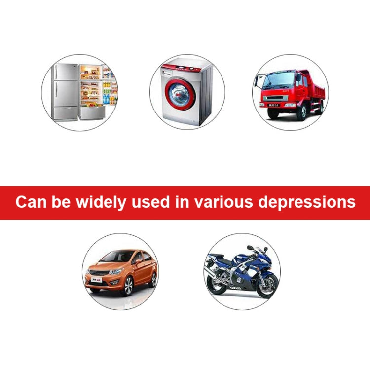 2pcs Car Dent Repair Tool Door Support Clip Door Bump Leveling Screwdriver, Red, Green