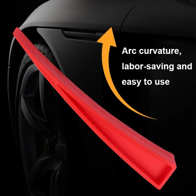 2pcs Car Dent Repair Tool Door Support Clip Door Bump Leveling Screwdriver, Red, Green