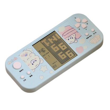 4.1 Inch Cartoon Big Screen Handheld Electronic Game Machine Kids Game Console Toy, Vertical Pink, Vertical Beige, Vertical Blue, Horizontal Pink, Horizontal Beige, Horizontal Blue