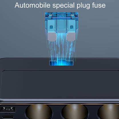 C29 9 In 1 Car Cigarette Lighter Powerful Fast Charger With Voltage Display