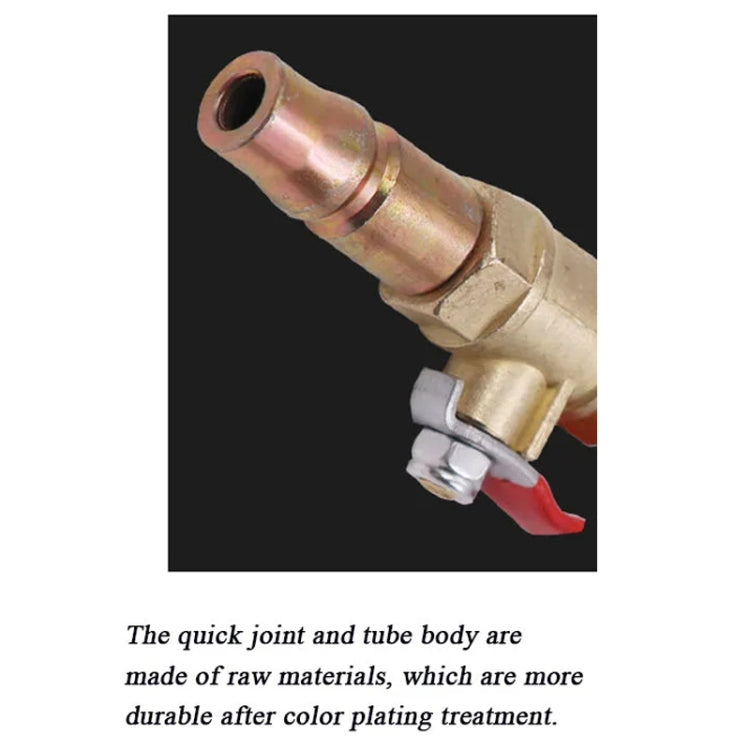 Car Tire Hand-crank Fast Inflation Rod Universal Air Filling Rod, Without Meter, With Meter