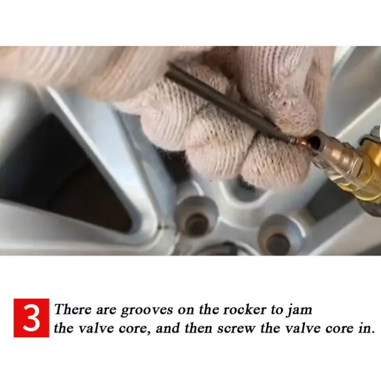 Car Tire Hand-crank Fast Inflation Rod Universal Air Filling Rod, Without Meter, With Meter