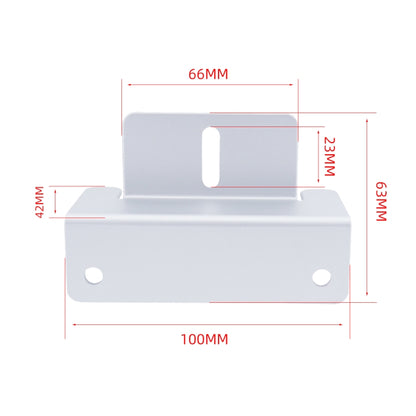 57pcs /Set RV Yacht Solar Panel Z-Shaped Aluminum Alloy Bracket, 57pcs /Set