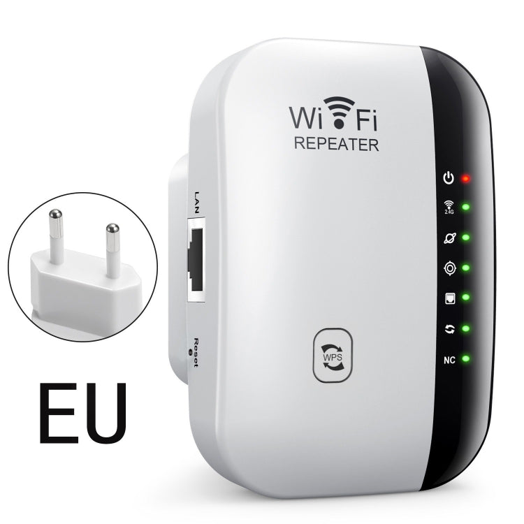 300Mbps Wireless WIFI Repeater 2.4G Route Signal Amplifier 7 Lights Version, US Plug, EU Plug, UK Plug, AU Plug