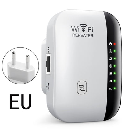 300Mbps Wireless WIFI Repeater 2.4G Route Signal Amplifier 7 Lights Version, US Plug, EU Plug, UK Plug, AU Plug