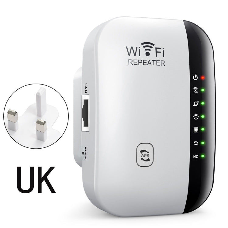 300Mbps Wireless WIFI Repeater 2.4G Route Signal Amplifier 7 Lights Version, US Plug, EU Plug, UK Plug, AU Plug