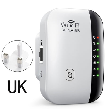 300Mbps Wireless WIFI Repeater 2.4G Route Signal Amplifier 7 Lights Version, US Plug, EU Plug, UK Plug, AU Plug