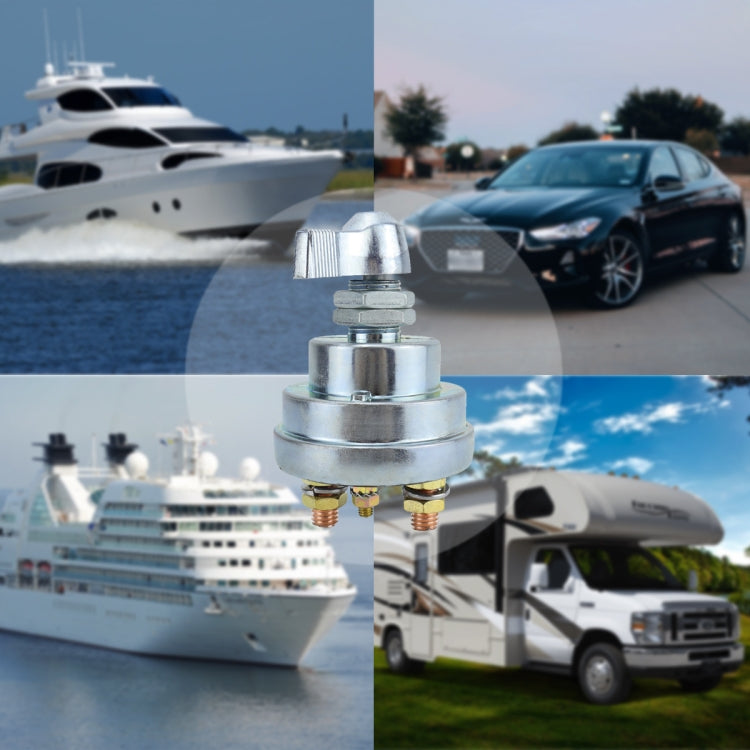 200A 12V RV Yacht High Current Battery Disconnect Power Switch, One, Two With Accessories