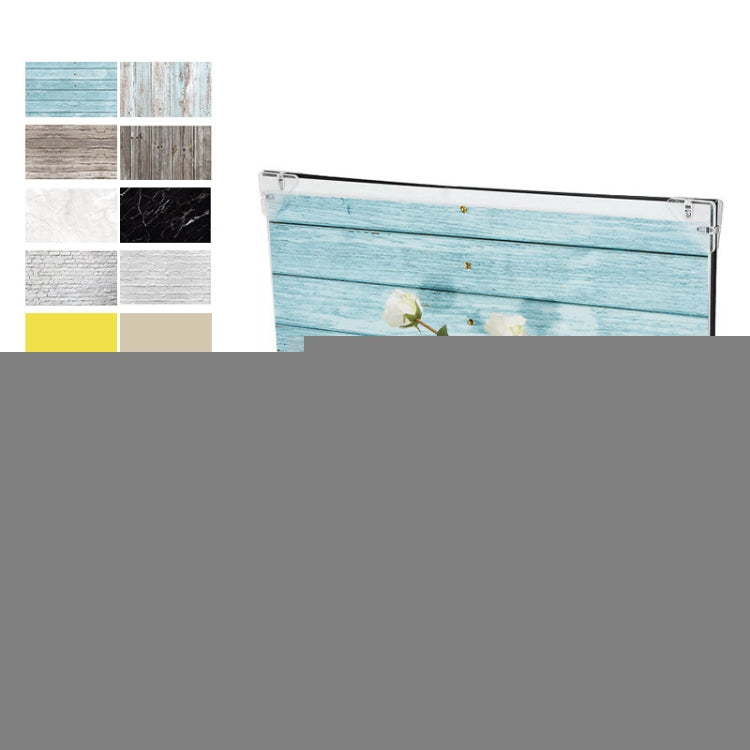 30x40cm 2+7 Thick Background Boards Photography Props Background Set, One, Two, Three