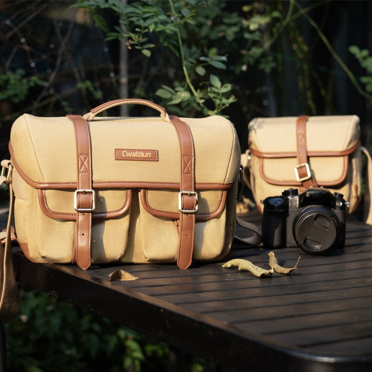 Vintage Camera Bag Crossbody Canvas Digital Bag, Cwatcun D146 Small, Cwatcun D146 Medium, Cwatcun D146 Large
