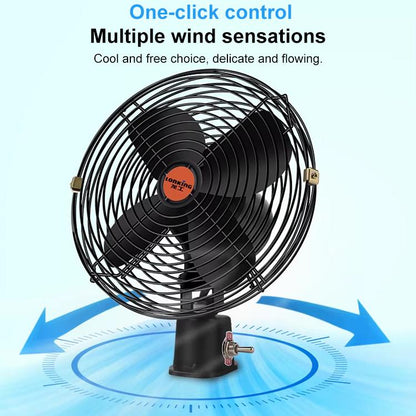 Engineering Car Excavator Strong Cooling High Power Fan, 6 Inch 12V, 6 Inch 24V, 8 Inch 12V, 8 Inch 24V