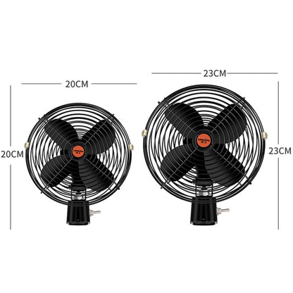 Engineering Car Excavator Strong Cooling High Power Fan, 6 Inch 12V, 6 Inch 24V, 8 Inch 12V, 8 Inch 24V