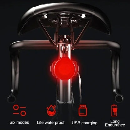 USB High Bright Bicycle Tail Light MTB Headlight Night Riding Safety Warning Light Cycling Equipment