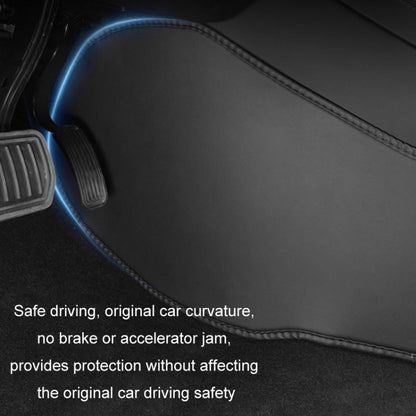 For Tesla Center Console Side Anti-kick Protective Pad, For 2024 Model 3 Driver Passenger Inner Side TPE, For 2024 Model 3 Driver Passenger Inner Side Leather, For 2024 Model 3 Rear Row TPE, For Model 3 Center Console Sides TPE