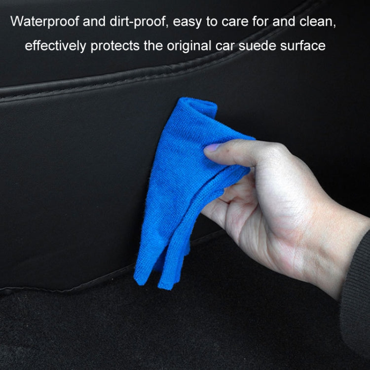 For Tesla Center Console Side Anti-kick Protective Pad, For 2024 Model 3 Driver Passenger Inner Side TPE, For 2024 Model 3 Driver Passenger Inner Side Leather, For 2024 Model 3 Rear Row TPE, For Model 3 Center Console Sides TPE