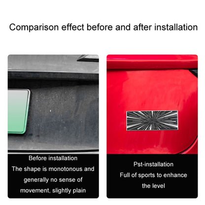 Car Sports Style Decoration Tail Label, Time Tunnel Label Metal