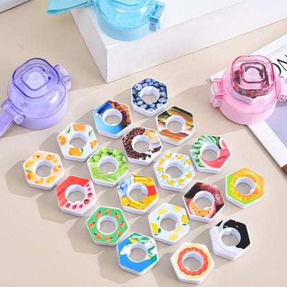 Scent Flavored Water Bottle Leak-Proof Outdoor Sport Water Cup With 7 0 Sugar 0 Calorie Scent Rings, 600ml