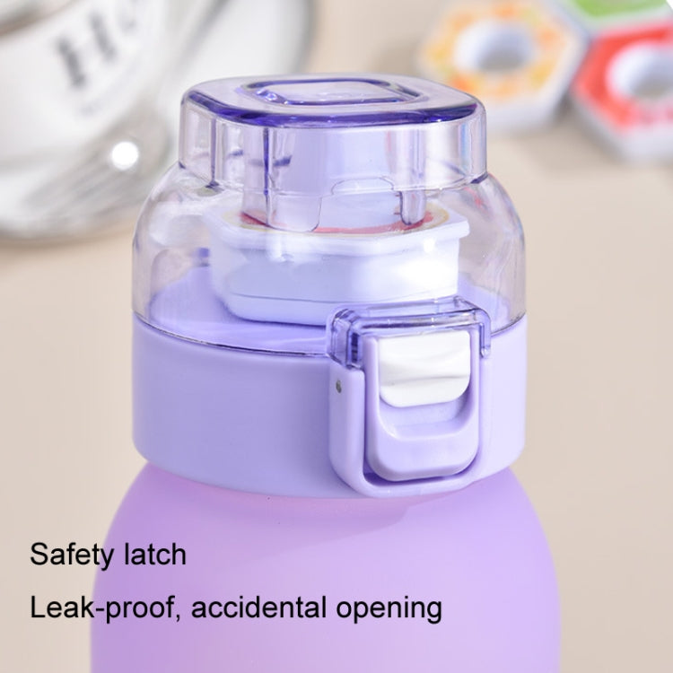 Scent Flavored Water Bottle Leak-Proof Outdoor Sport Water Cup With 7 0 Sugar 0 Calorie Scent Rings, 600ml