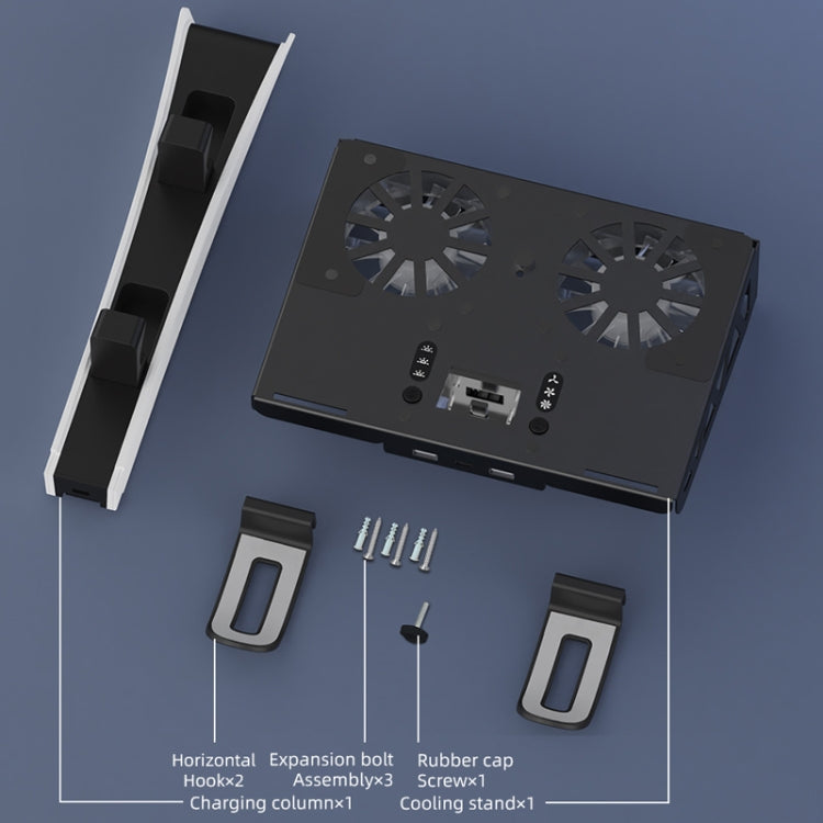 For PS5 Slim / PS5 iplay HBP-545 Wall Mount Charging Bracket, HBP-545