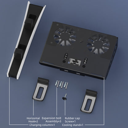 For PS5 Slim / PS5 iplay HBP-545 Wall Mount Charging Bracket, HBP-545