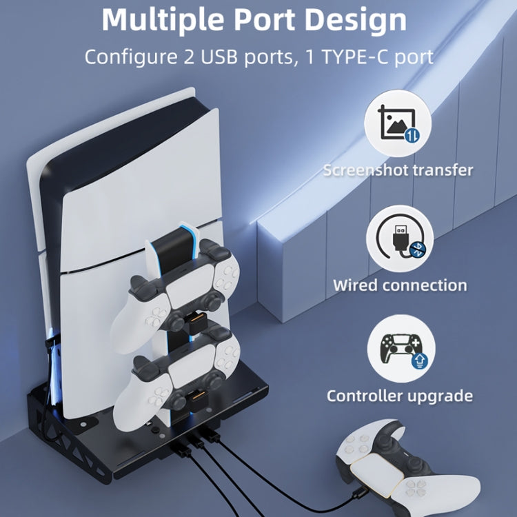 For PS5 Slim / PS5 iplay HBP-545 Wall Mount Charging Bracket, HBP-545