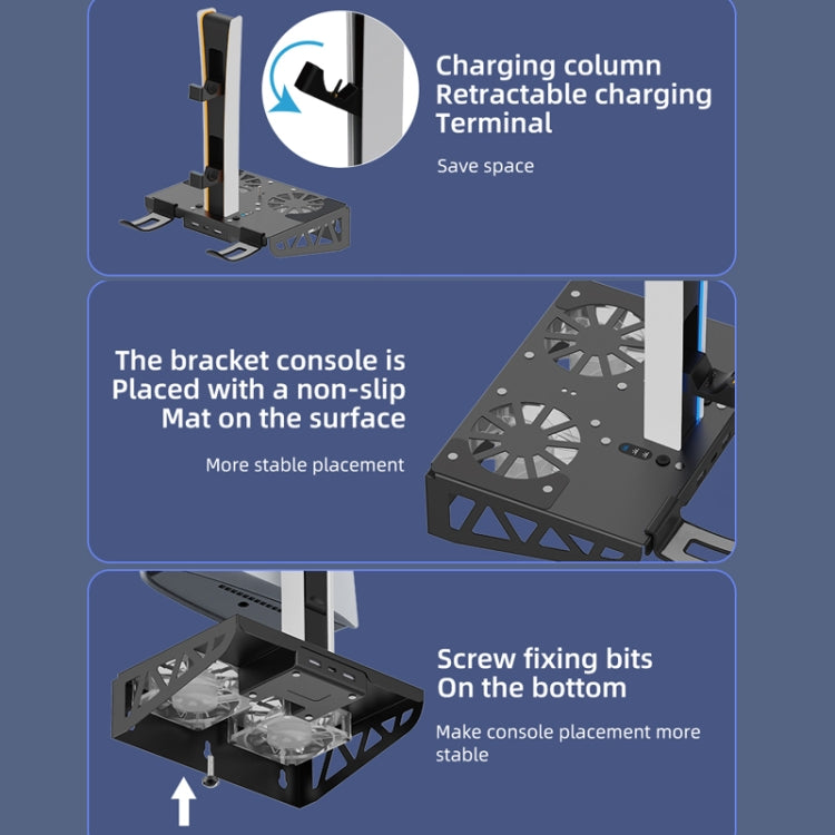 For PS5 Slim / PS5 iplay HBP-545 Wall Mount Charging Bracket, HBP-545