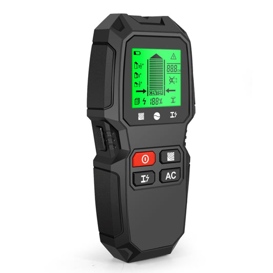 HW-QB6 5 In 1 Wall Scanner Handheld Stud Finder Wood Current Metal Live Wires Detection, HW-QB6 Black, HW-QB6 Orange, HW-QB6 (White
