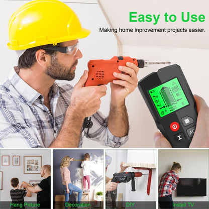 HW-QB5  5-In-1 Wall Stud Detector Wood Current Metal AC Wires Detection, HW-QB5