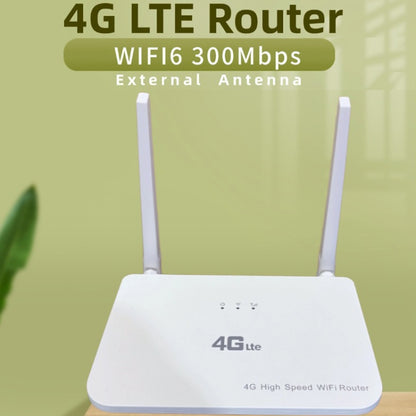 4G CPE Wireless Plug-In Mobile Routing WiFi6 Wire Hotspot, EU Plug, CP106-2