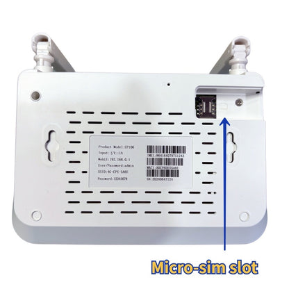 4G CPE Wireless Plug-In Mobile Routing WiFi6 Wire Hotspot, EU Plug, CP106-2