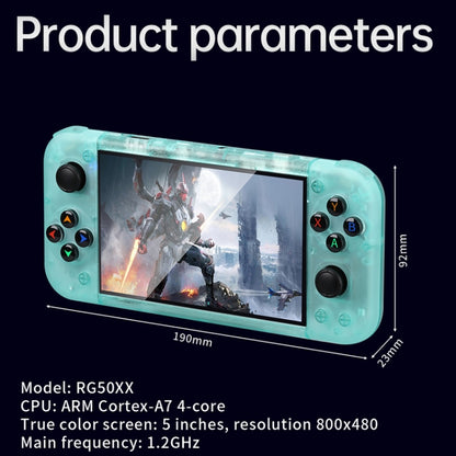 RG50XX 5-Inch Retro Handheld Game Console Linux System Built In 15000+ Games
