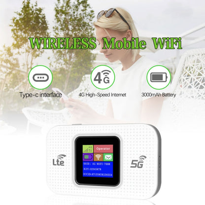 4G Mobile WiFi Plug-in Wireless Router Car Portable WiFi, MF68E-LCD Eurasian Version
