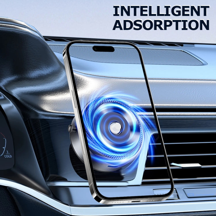 AIMITE M8 Car Phone Holder Vacuum Suction Cup Strong Magnetic Support Bracket