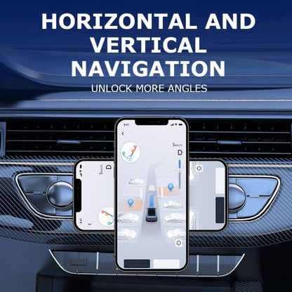 AIMITE M8 Car Wireless Charger Phone Holder Vacuum Suction Cup Strong Magnetic Support Bracket