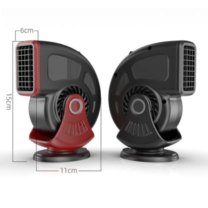 Portable Car Heater Small Fan Defogger, 12V Black, 12V Red, 24V Black, 24V Red