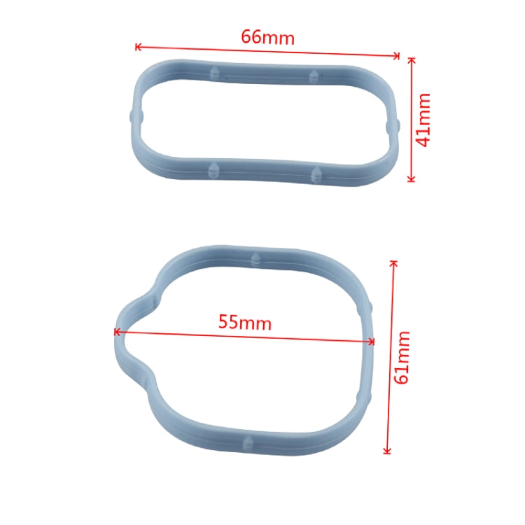 12pcs /Set Automotive Intake Manifold Gaskets For JEEP / Dodge / Chrysler, Light Blue