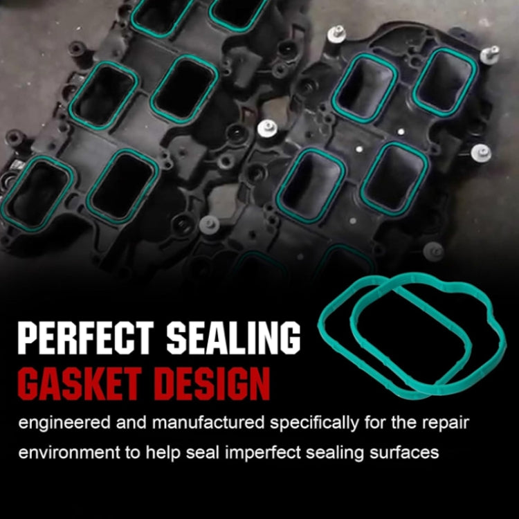 12pcs /Set Automotive Intake Manifold Gaskets For JEEP / Dodge / Chrysler, Light Blue
