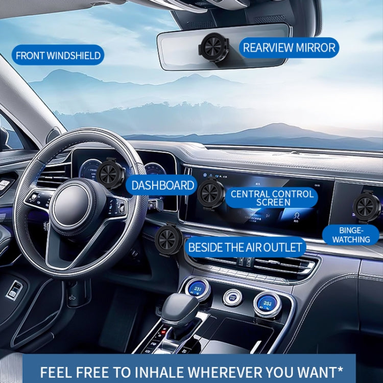 AIMITE C2 Car Vacuum Suction Cup Magnetic Three Axis Linkage Rotatable Cell Phone Holder