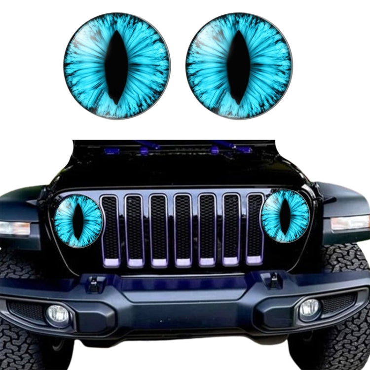 1pair Beast Eyes Headlight Decorative Stickers Off-Road Vehicle Front Lights Stereo Decals, 1, 2, 3, 4, 5, 6, 7, 8, 9, 25, 28, 29, 30, 31