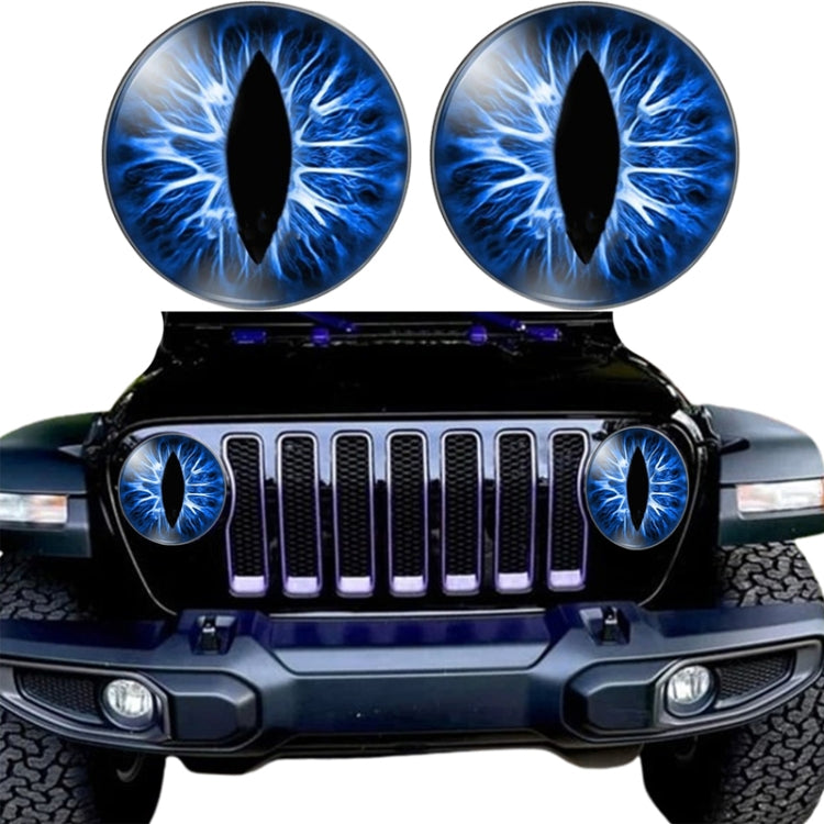1pair Beast Eyes Headlight Decorative Stickers Off-Road Vehicle Front Lights Stereo Decals, 1, 2, 3, 4, 5, 6, 7, 8, 9, 25, 28, 29, 30, 31