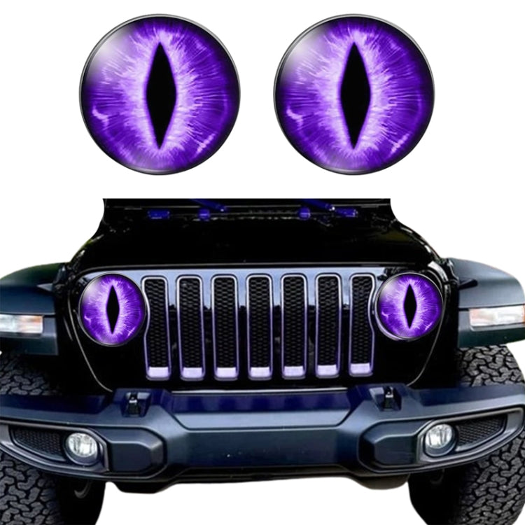 1pair Beast Eyes Headlight Decorative Stickers Off-Road Vehicle Front Lights Stereo Decals, 1, 2, 3, 4, 5, 6, 7, 8, 9, 25, 28, 29, 30, 31
