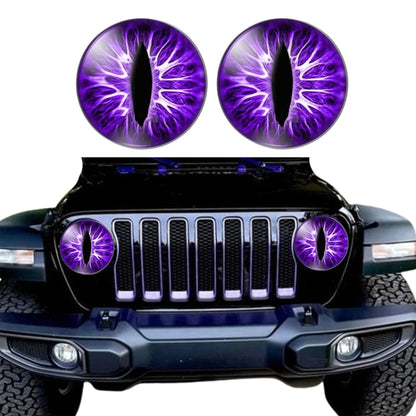 1pair Beast Eyes Headlight Decorative Stickers Off-Road Vehicle Front Lights Stereo Decals, 1, 2, 3, 4, 5, 6, 7, 8, 9, 25, 28, 29, 30, 31