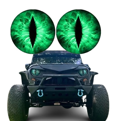 1pair Beast Eyes Headlight Decorative Stickers Off-Road Vehicle Front Lights Stereo Decals, 1, 2, 3, 4, 5, 6, 7, 8, 9, 25, 28, 29, 30, 31