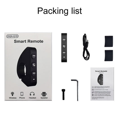 Q15 Motorcycle Riding Wireless Bluetooth Handlebar Control Phone Button Remote Controller