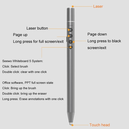 Multifunctional Conference Teaching Page Turning Pen Laser Pointer, Without Telescopic