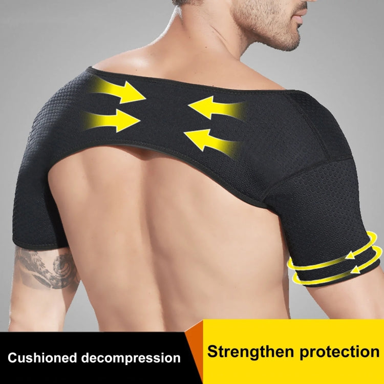 Shoulder Pad Shoulder Warmer Wrap Shock Absorbing Decompression Brace, M, L, XL
