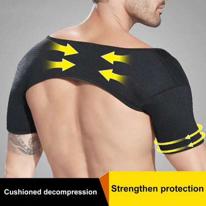 Shoulder Pad Shoulder Warmer Wrap Shock Absorbing Decompression Brace, M, L, XL