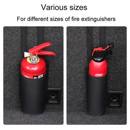 Car Fire Extinguisher Storage Bag Auto Seatback Bag Cup Holder, Small, Large