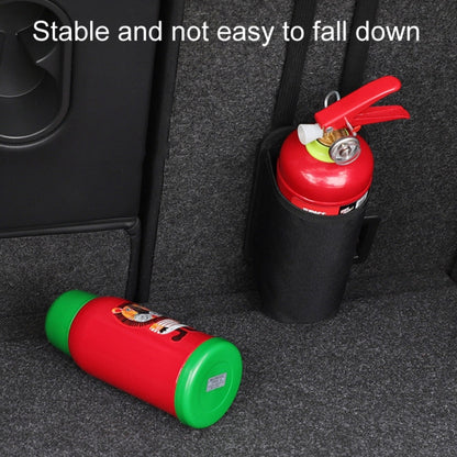 Car Fire Extinguisher Storage Bag Auto Seatback Bag Cup Holder, Small, Large