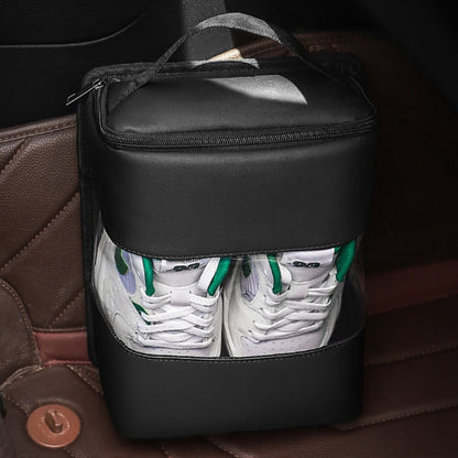 Portable Car Shoe Organizer Automobile Trunk Shoe Box Storage Supplies, Large